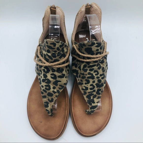 Very G women’s leopard thong sandals size 10 - Picture 7 of 10